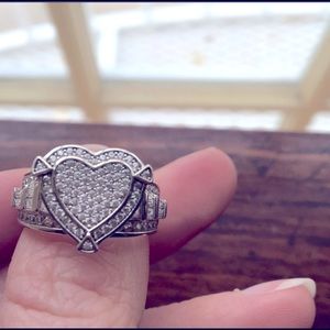 Beautiful Cubic Zirconia Silver Ring